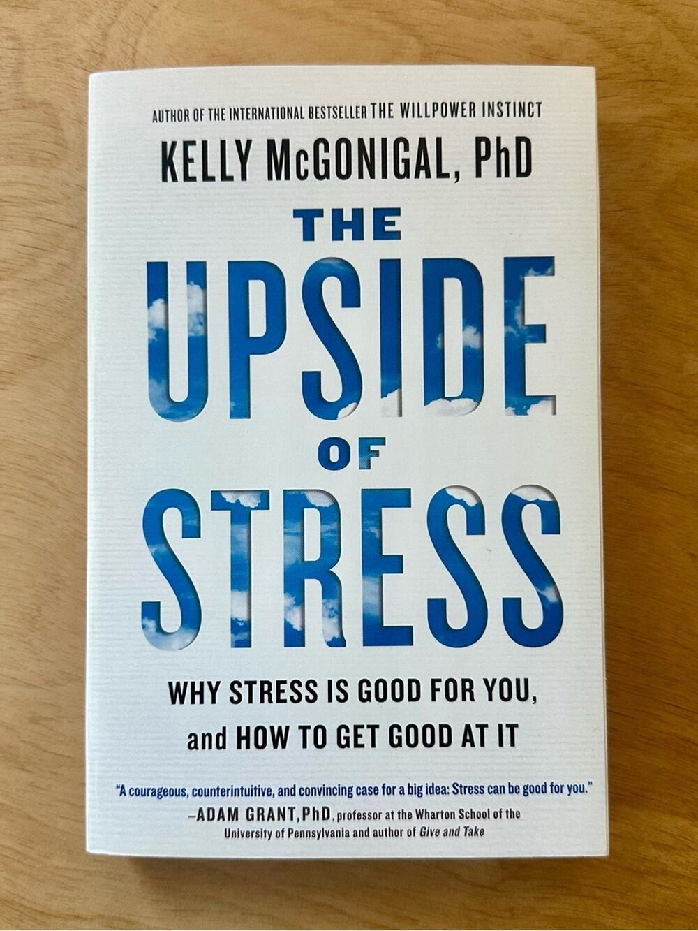 Kelly McGonigal The Upside of Stress Paperback Psychology Self Help Book